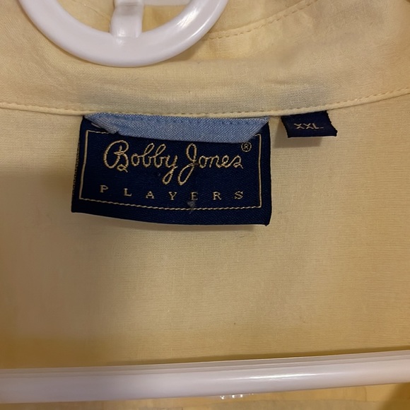 Bobby jones xxl golf shirt yellow short sleeve button down - Picture 4 of 11